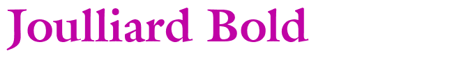 Joulliard Bold